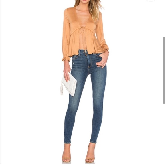 GRLFRND THE KENDALL HIGH RISE SLIM FIT NO DISTRESSING STRETCH DENIM SZ 30 - Picture 6 of 6